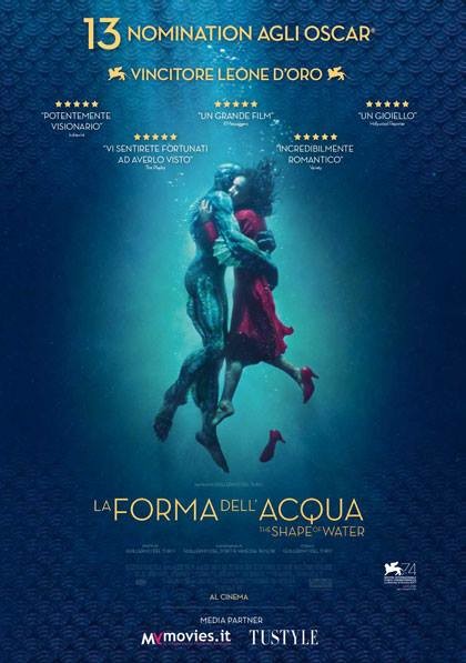 Al cinema Astra LA FORMA DELL'ACQUA “Leone d'oro” al Festival di Venezia