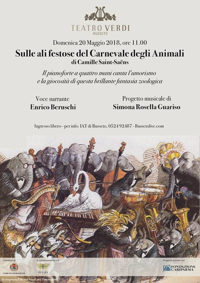 "Sulle ali festose del Carnevale degli Animali" al Teatro Verdi