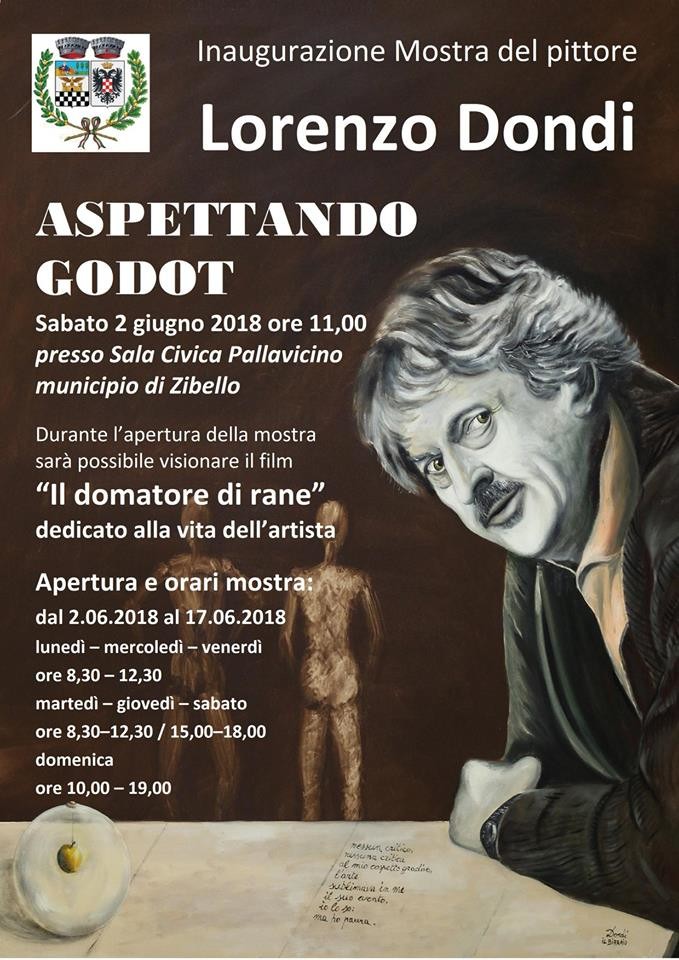 “ASPETTANDO GODOT”: inaugurazione della mostra del pittore surrealista LORENZO DONDI.