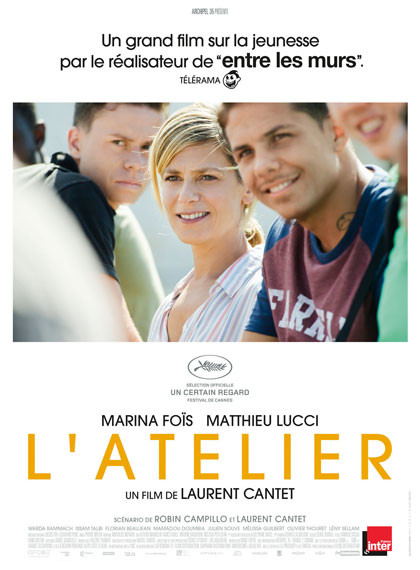 Al cinema D' Azeglio Parma L'ATELIER  di Laurent Cantet.