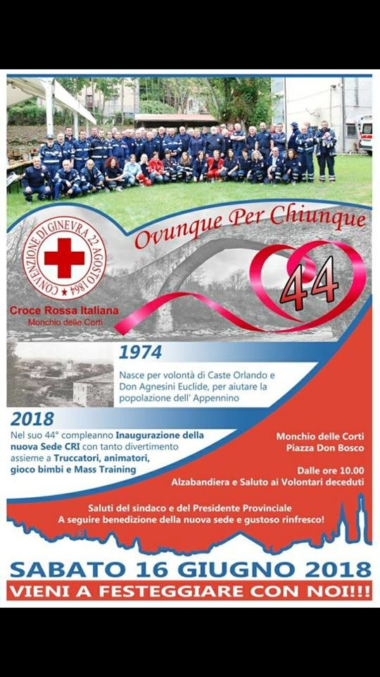 44 anni di Croce Rossa