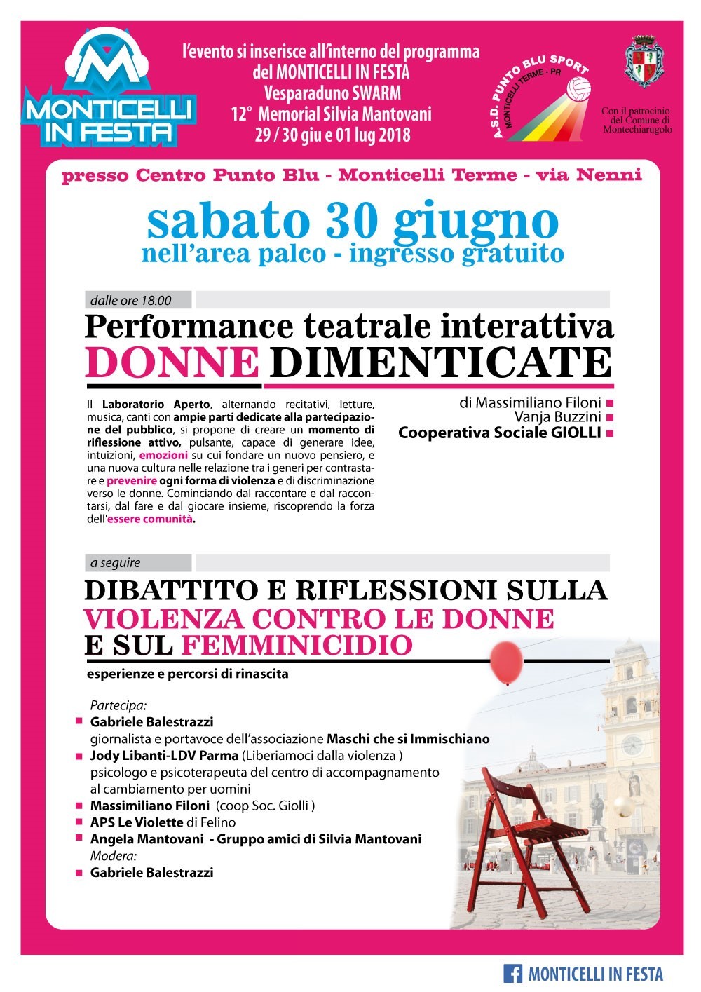 Donne dimenticate  Il 30 giugno a Monticelli la performance teatrale interattiva