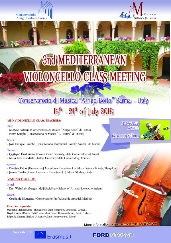 3rd Mediterranean  Cello Class Meeting