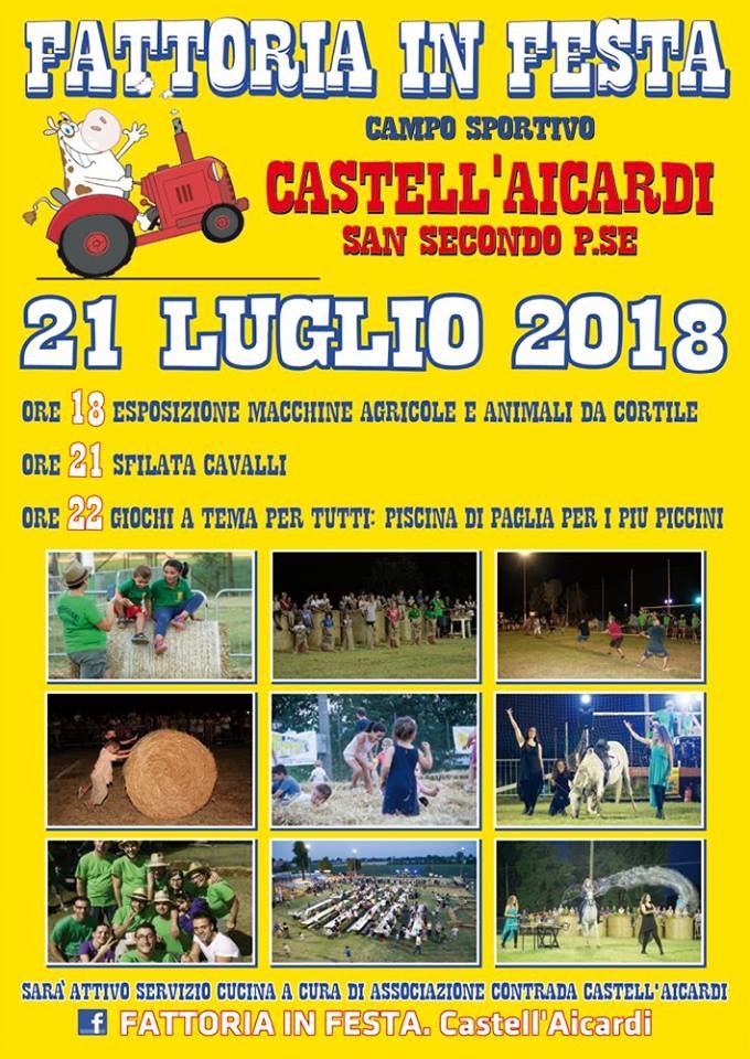 A Castell'Aicardi è tempo di FATTORIA IN FESTA. Castell'Aicardi!