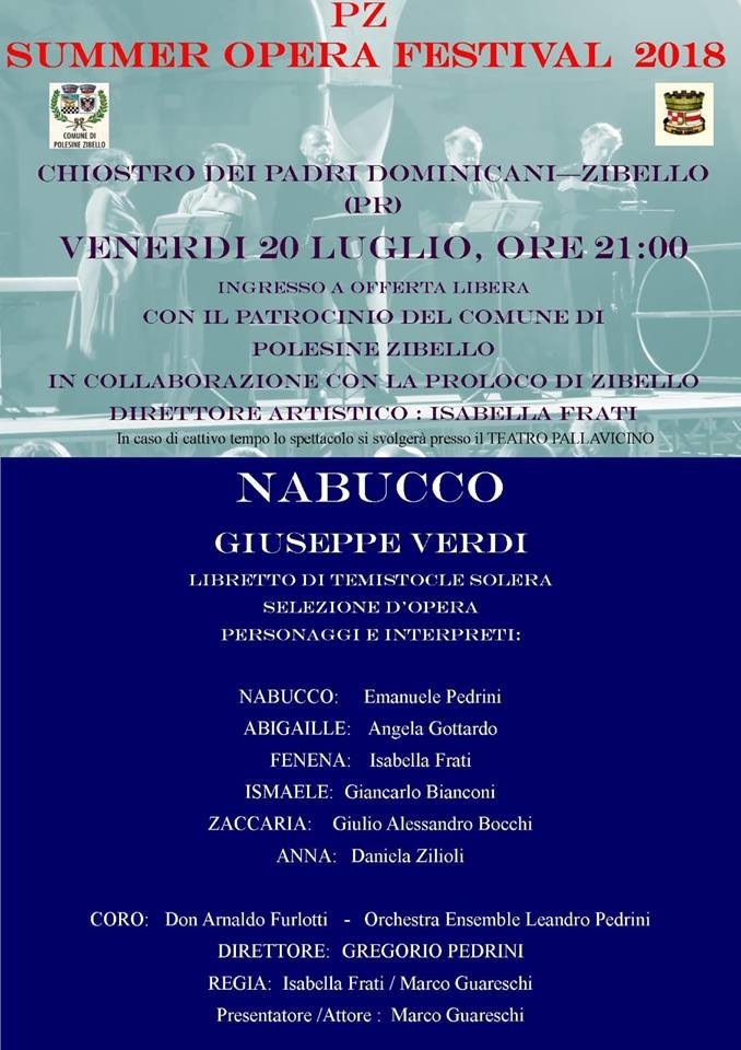 SUMMER OPERA FESTIVAL: Nabucco