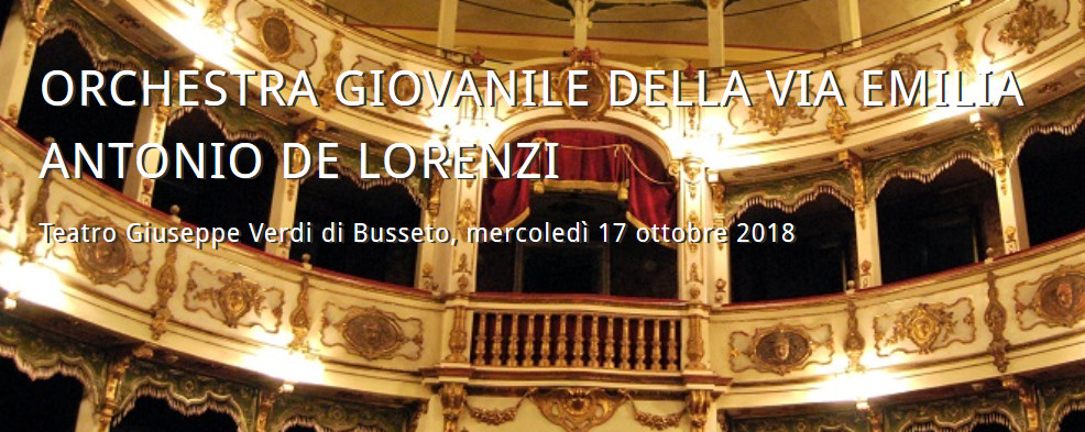 Festival Verdi: Orchestra giovanile della Via Emilia - Antonio De Lorenzi