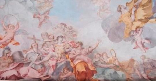 Visita la "Sala dell'Apoteosi"  affrescata dal fiorentino Sebastiano Galeotti