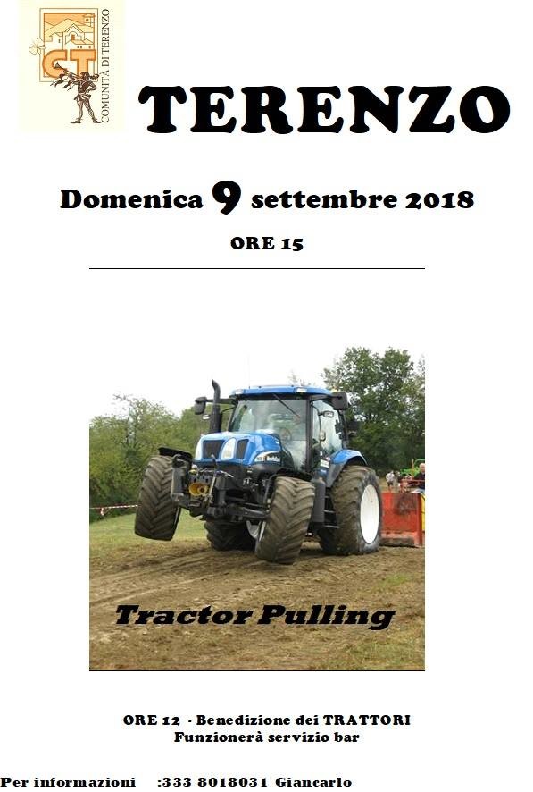 Tractor pulling a Terenzo