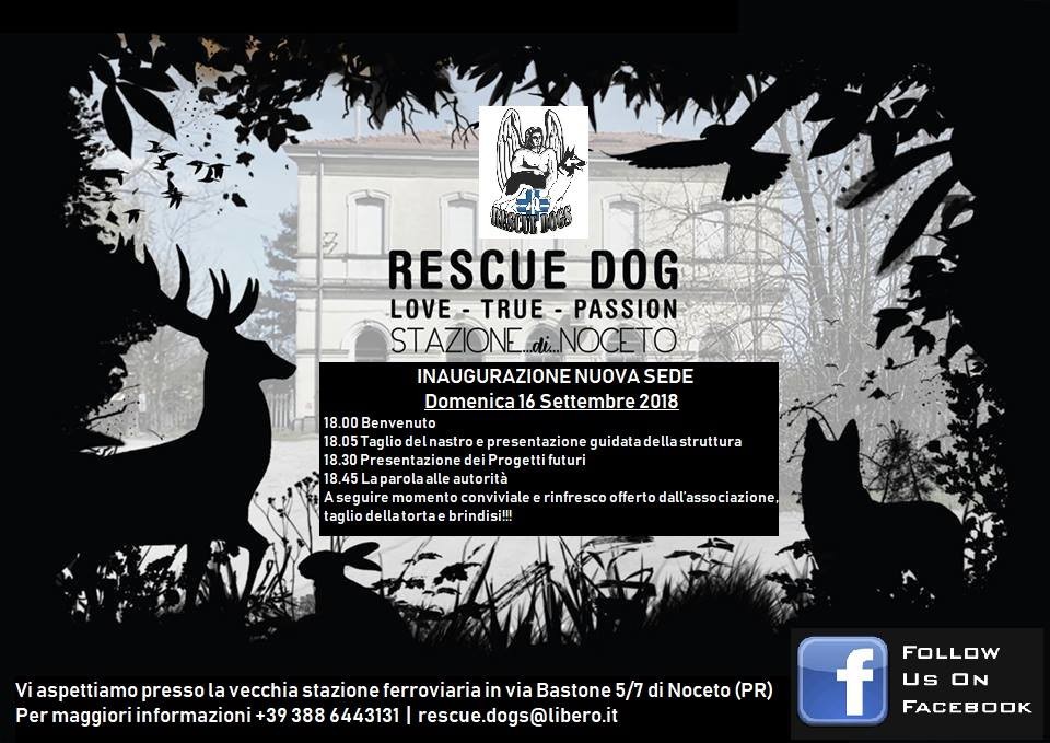 Inaugurazione  nuova sede Rescue Dogs