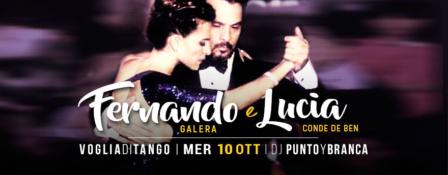 Milonga  di Voglia di tango con Fernando e Lucia