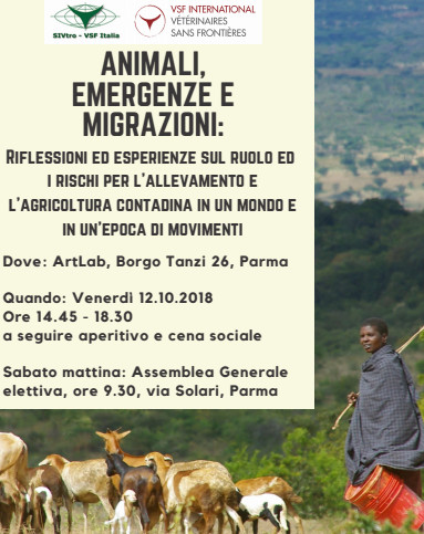 "Animali, emergenze e migrazioni"
