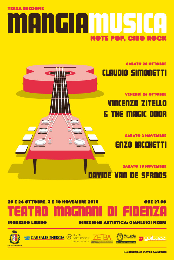 Claudio Simonetti inaugura Mangiamusica a Fidenza