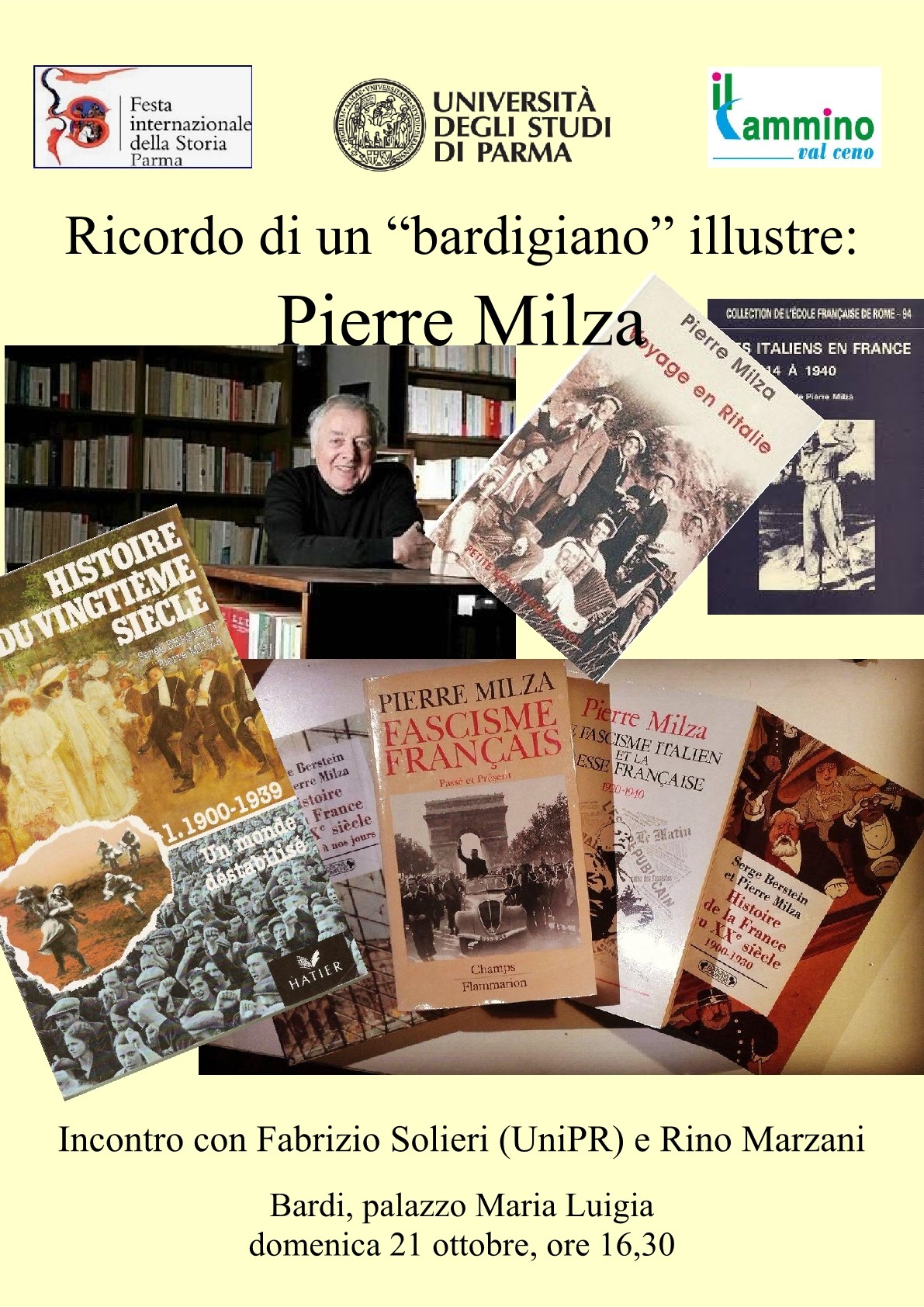 Festa internazionale della storia a Bardi: incontro su Pierre Milza