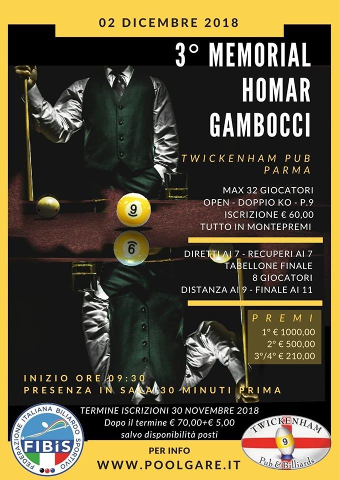 3* memorial Homar Gambocci