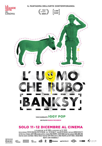 “La grande arte al cinema”:  L'UOMO CHE RUBO' BANKSY al Cinema Astra Parma