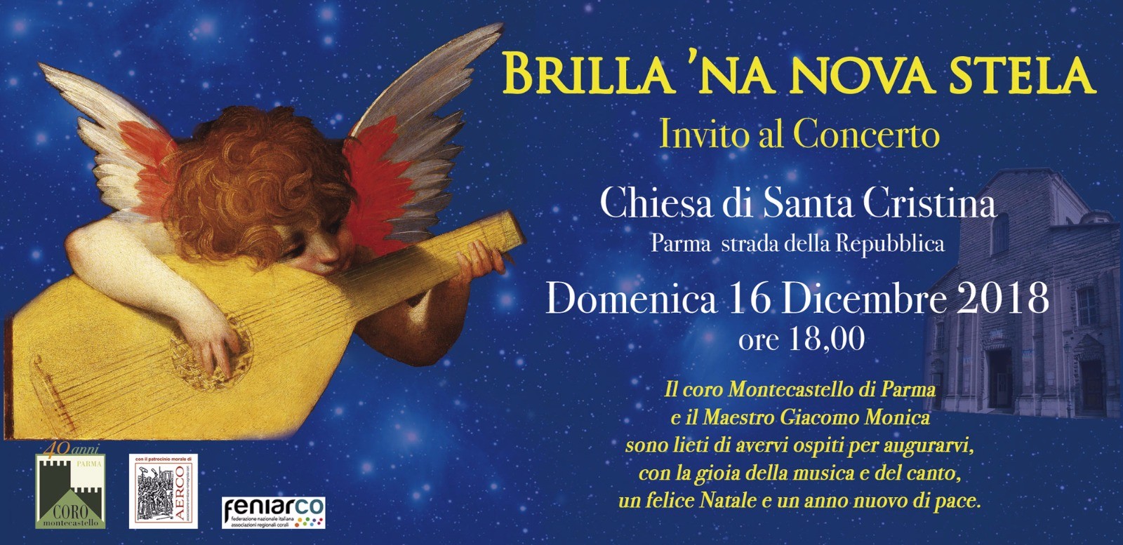 Brilla 'na nova stella, concerto nella chiesa di Santa Cristina