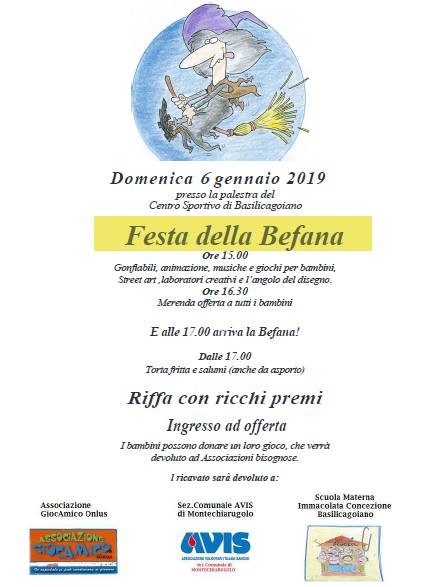 FESTA della Befana 2019 a Basilicagoiano