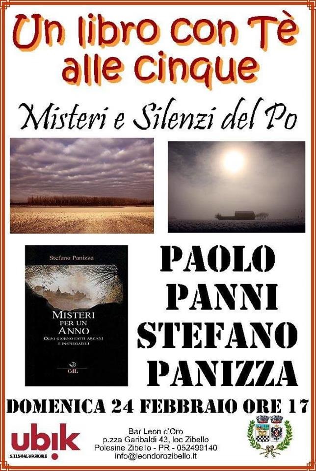 "UN LIBRO CON TE' ALLE CINQUE": Misteri e silenzi del Po di Paolo Panni e Stefano Panizza