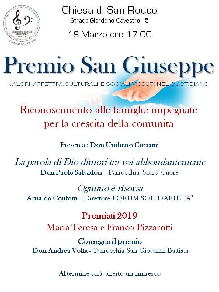 Premio San Giuseppe 2019