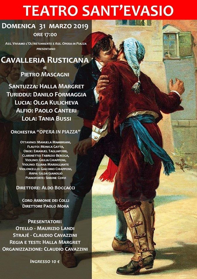 La Cavalleria  Rusticana a Teatro S. Evasio
