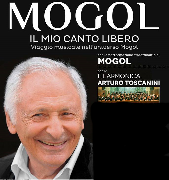 MOGOL RITORNA A PARMA il 2 maggio  sul palco dell’Auditorium Paganini insieme alla Filarmonica Arturo Toscanini
