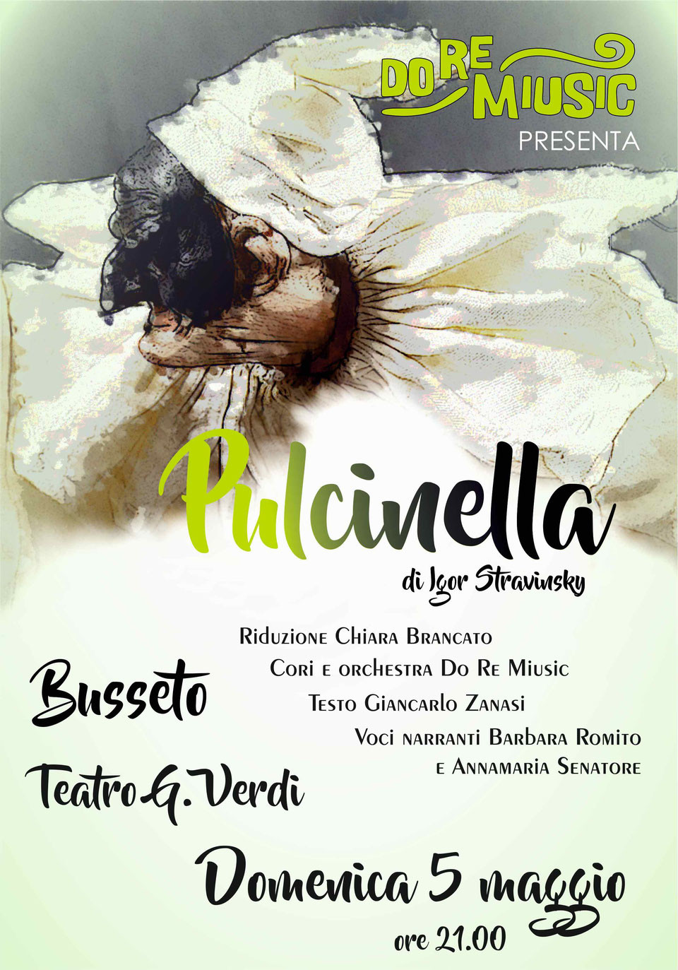 “Pulcinella”  al Teatro G. Verdi di Busseto