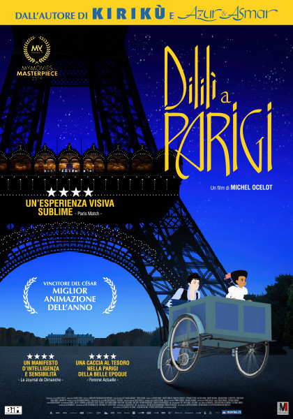 Dilili a Parigi di Michel Ocelot  al Cinema D'Azeglio