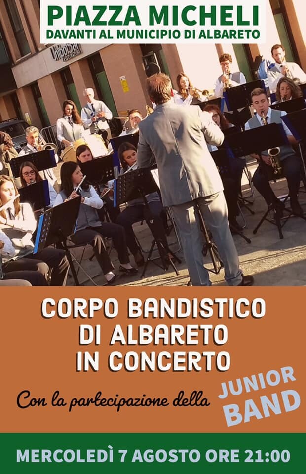 Concerto d’estate con Il Corpo Bandistico di Albareto e la Junior Band