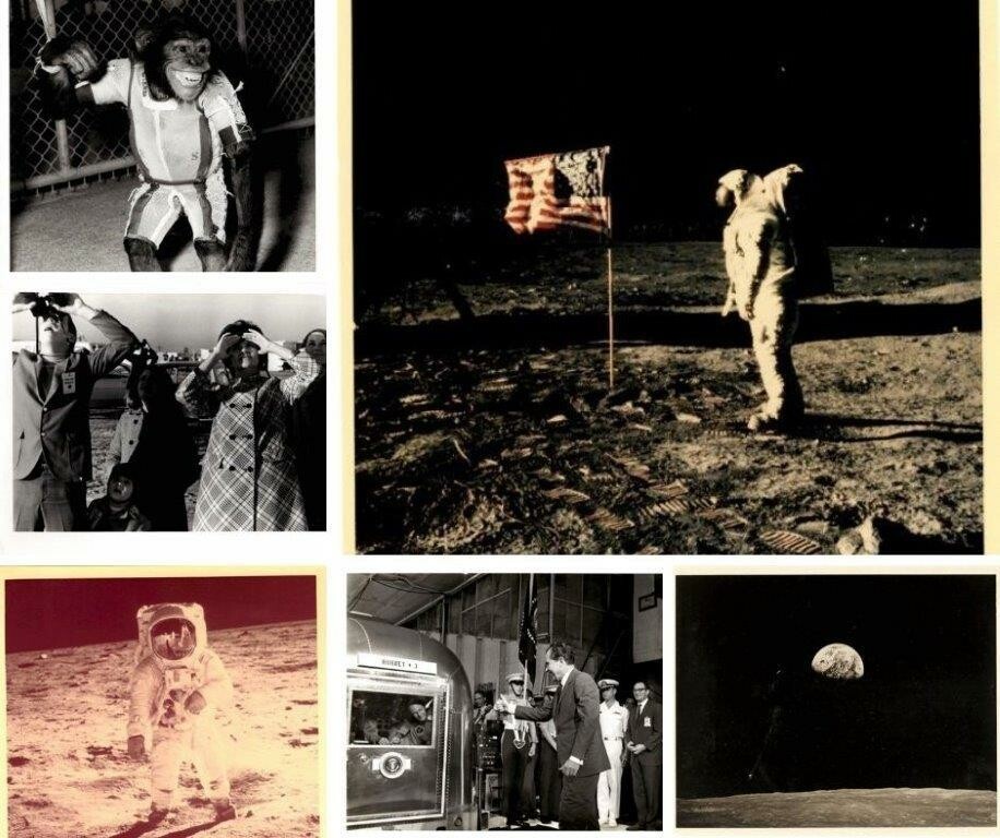 “The Bright Side of the Moon - fotografie vintage dagli archivi Nasa