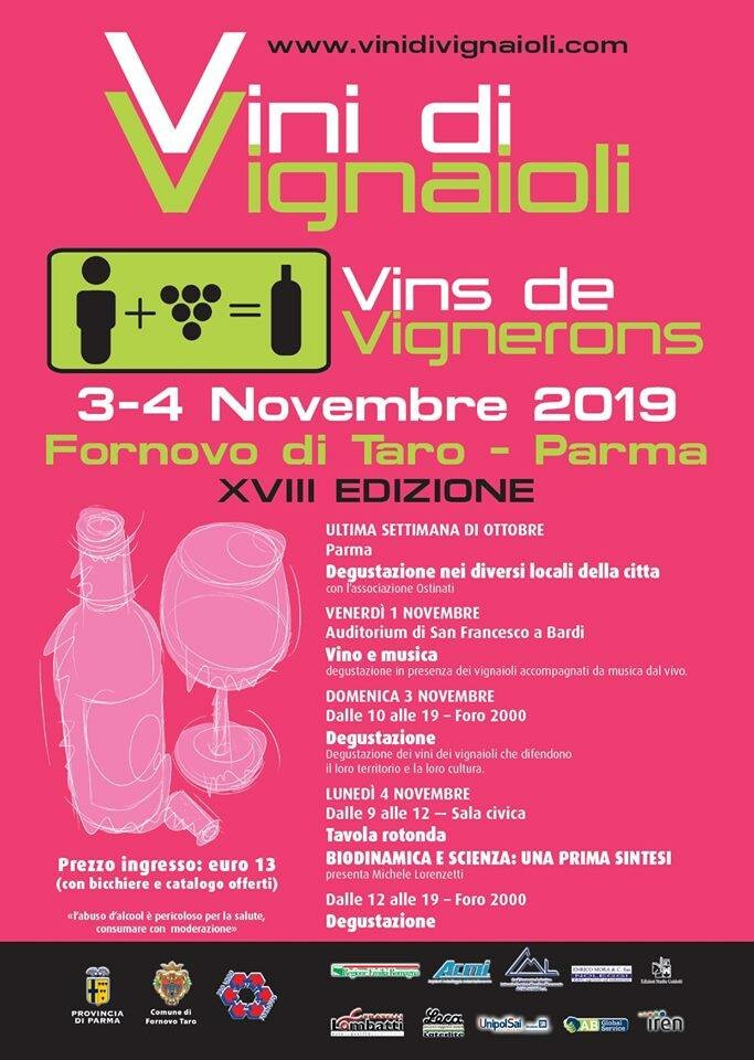 Vini di Vignaioli il 3 e 4 novembre.