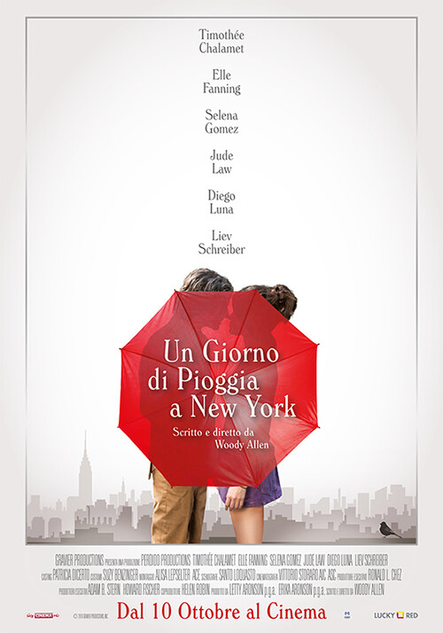 Un giorno di pioggia a New York di Woody Allen al Cinema D'Azeglio
