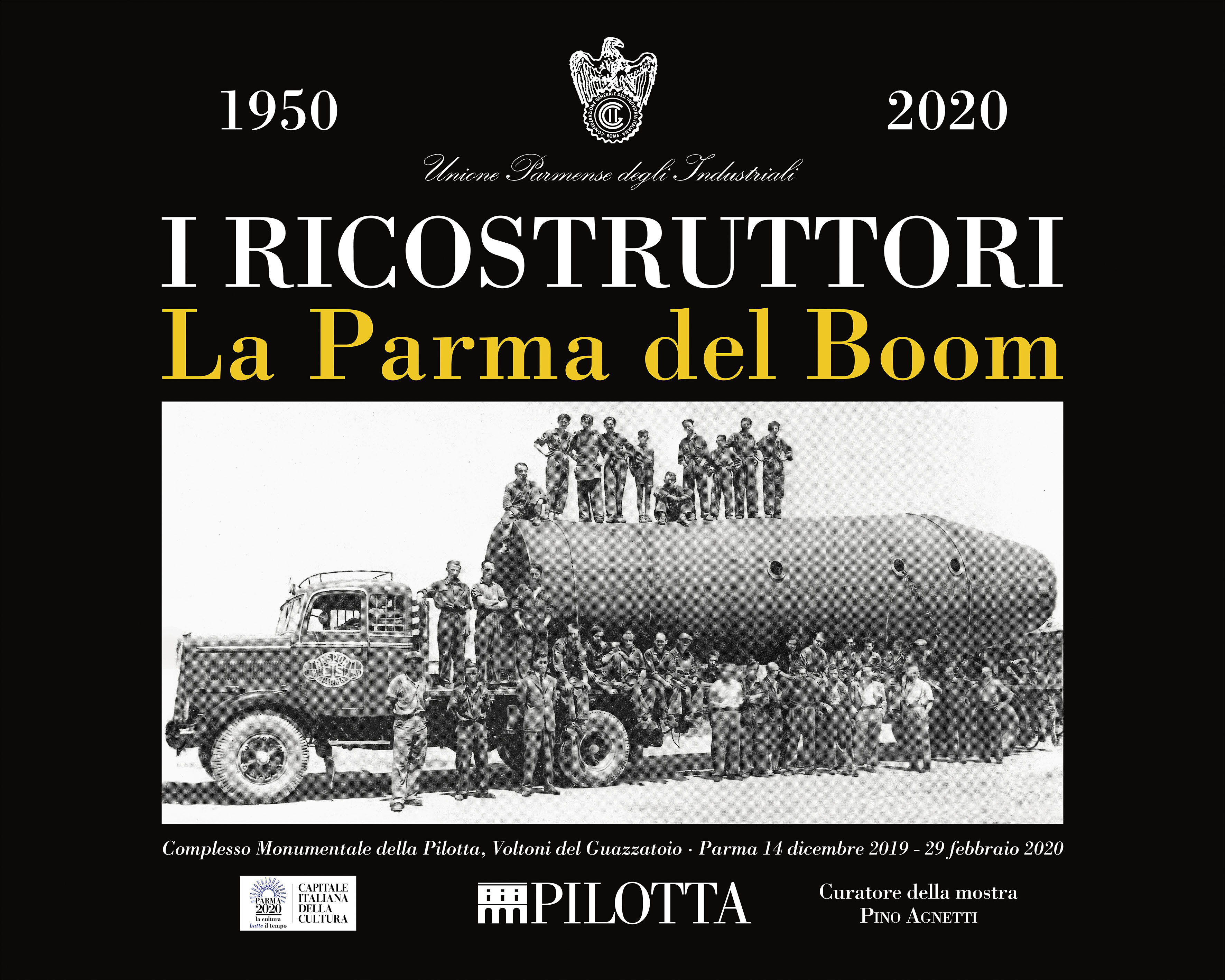 “I Ricostruttori” mostra che  rende omaggio ai grandi capitani d’industria di Parma protagonisti, 70 anni fa, del miracolo economico