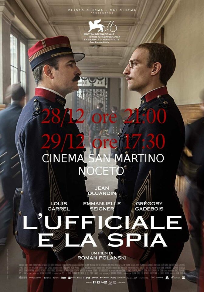 L'UFFICIALE E LA SPIA al cinema San Martino