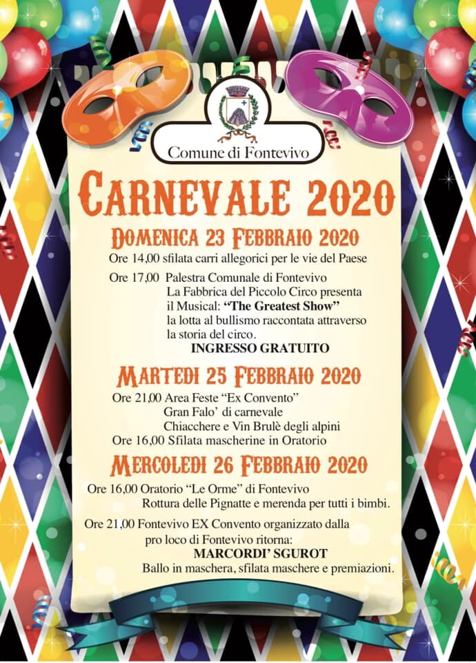 Carnevale 2020 a Fontevivo