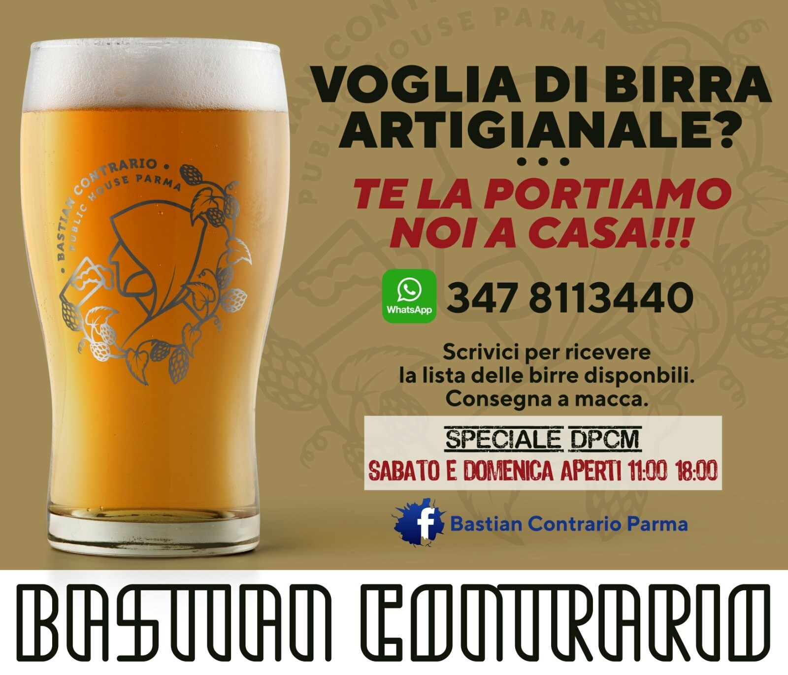Bastian Contrario: consegna a domicilio le migliori birre artigianali