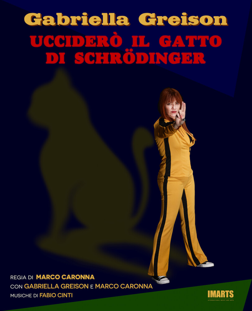 La rockstar della fisica Gabriella Greison debutta a teatro il 24 aprile con UCCIDERÒ IL GATTO DI SCHRÖDINGER in live streaming