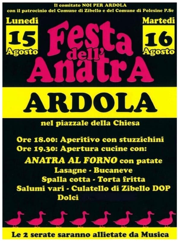 Festa dell'anatra ad Ardola
