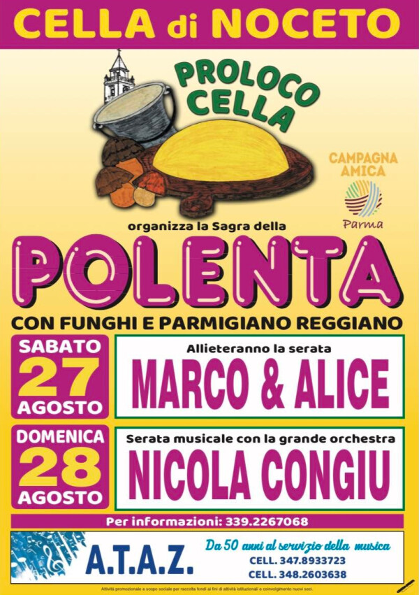 Festa della polenta a Cella di Noceto!