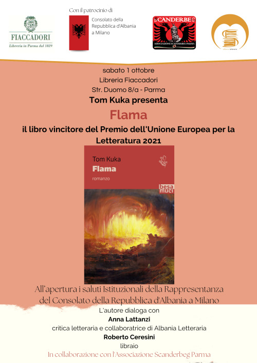 Presentazione del libro "Flama " di  Tom Kuka