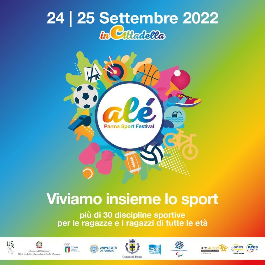 Alé Parma Sport Festival è la manifestazione sportiva pensata per i ragazzi e le ragazze di tutte le età: