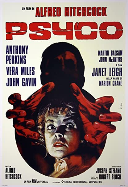 “ Il Cinema ritrovato”   al cinema Astra di  Parma PSYCO (Psycho)  di Alfred Hitchcock.