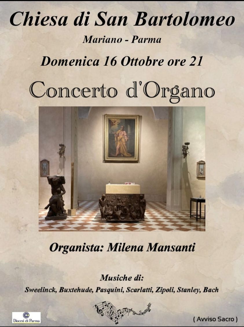 Concerto d'organo in San Bartolomeo - Mariano Parma