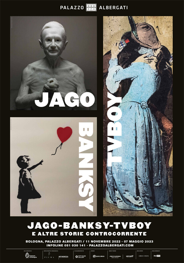 "Jago, Banksy, TvBoy e altre storie controcorrente" in mostra a  Palazzo Albergati, Bologna