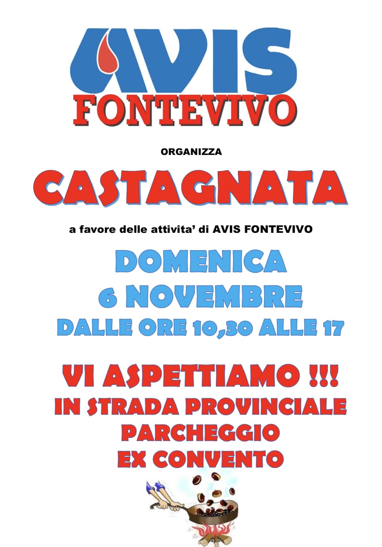 Castagnata AVIS a Fontevivo