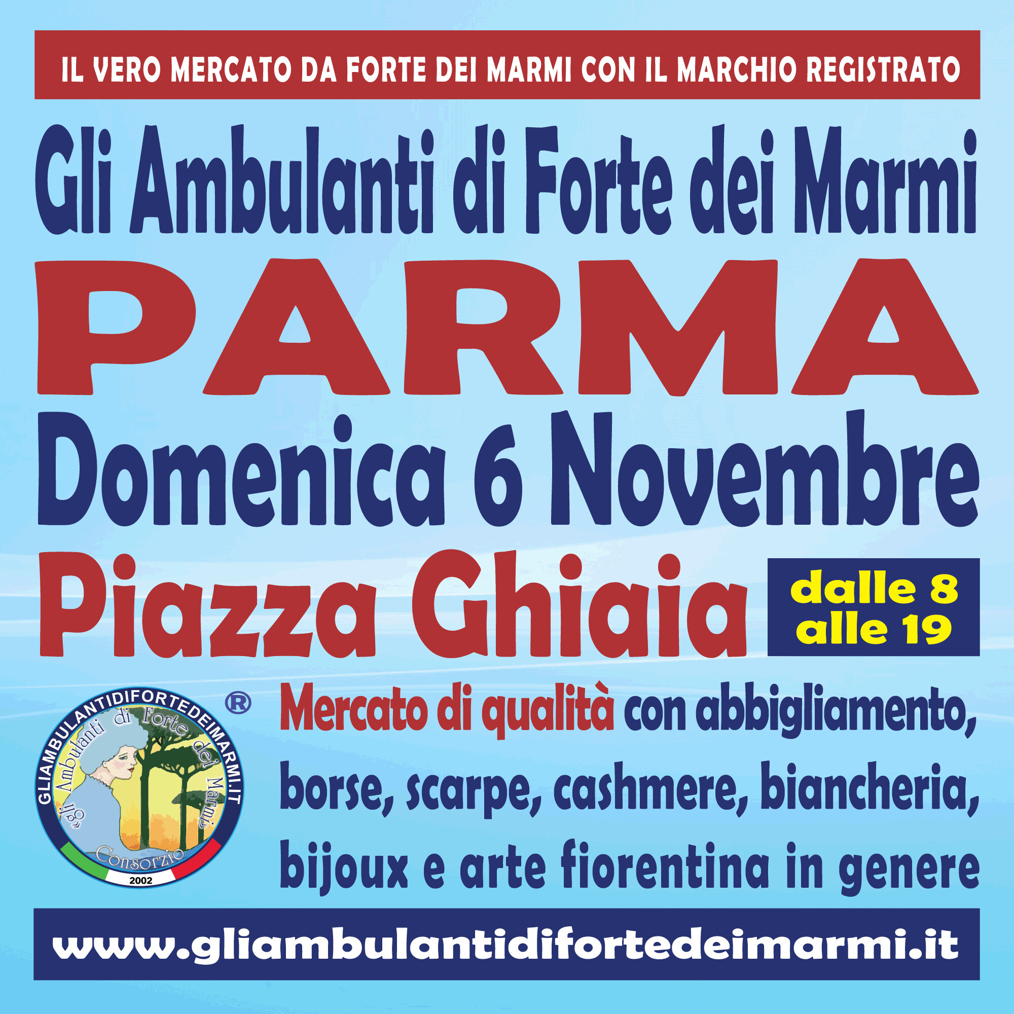Gli ambulanti del Forte n Piazza Ghiaia a Parma!