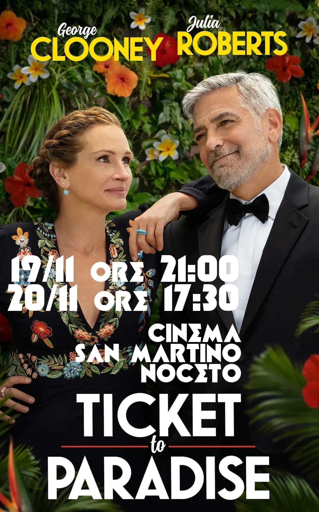 Ticket to paradise al cinema San Martino a Noceto