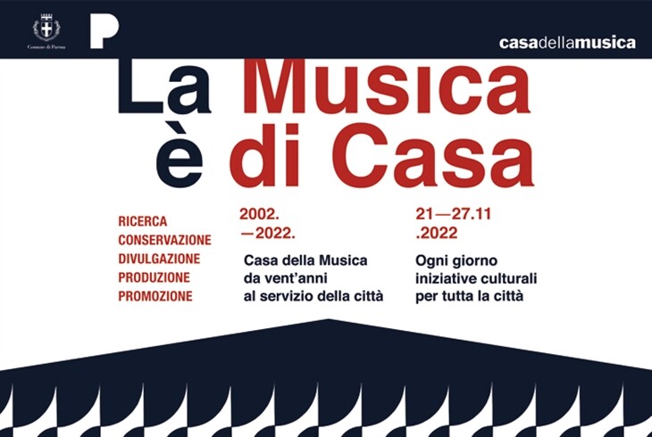 LA MUSICA È DI CASA,  la Casa della Musica celebra il suo ventennale, con visite guidate, concerti, incontri e reading per adulti e bambini