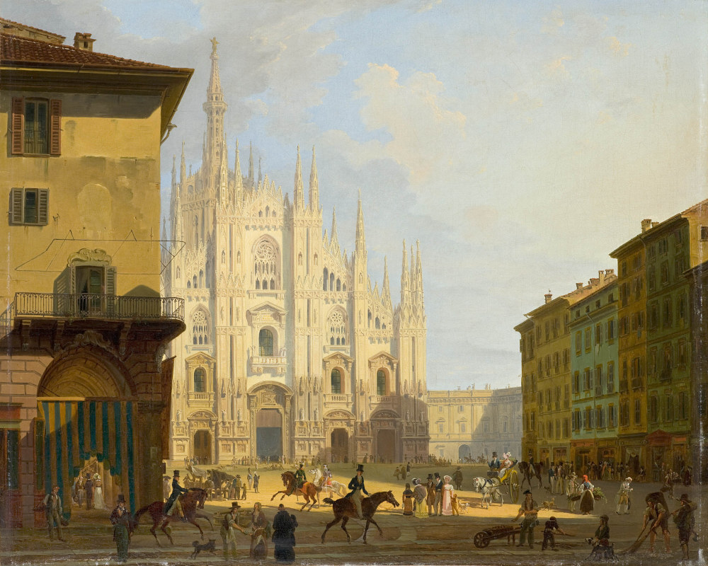 Mostra "Milano da Romantica a Scapigliata" al Castello Visconteo Sforzesco  di Novara