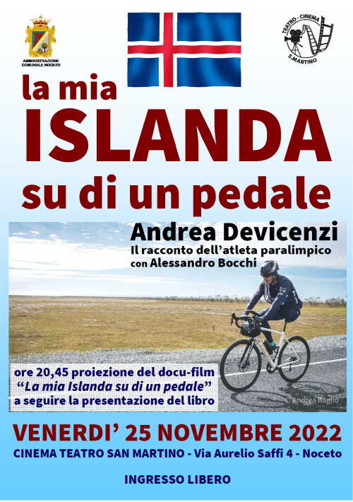 La mia Islanda su di un pedale, presentazione del libro e docufilm