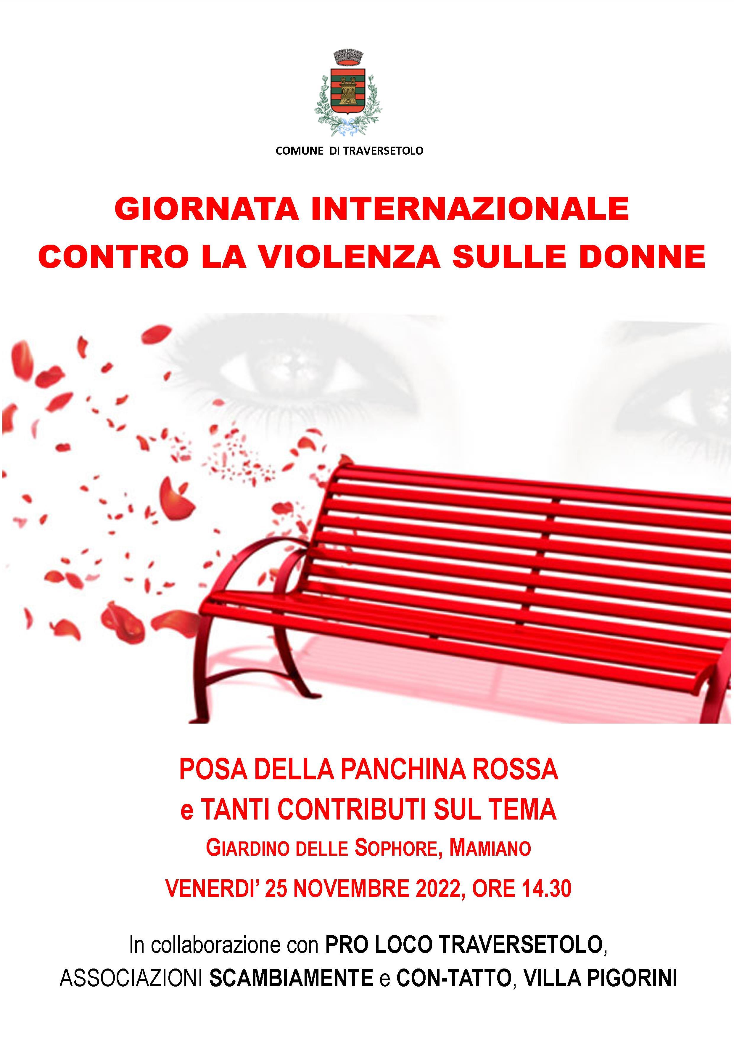 Traversetolo per la Giornata internazionale contro la violenza sulle donne 2022